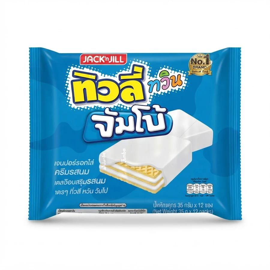 ทิวลี่ ทวิน จัมโบ้ (12 ชิ้น × 35 กรัม)