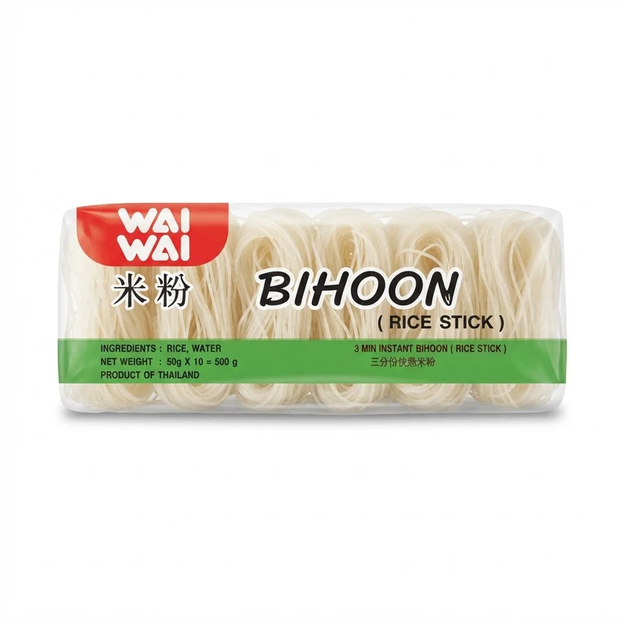 เส้นหมี่ (10 ชิ้น × 50 กรัม)