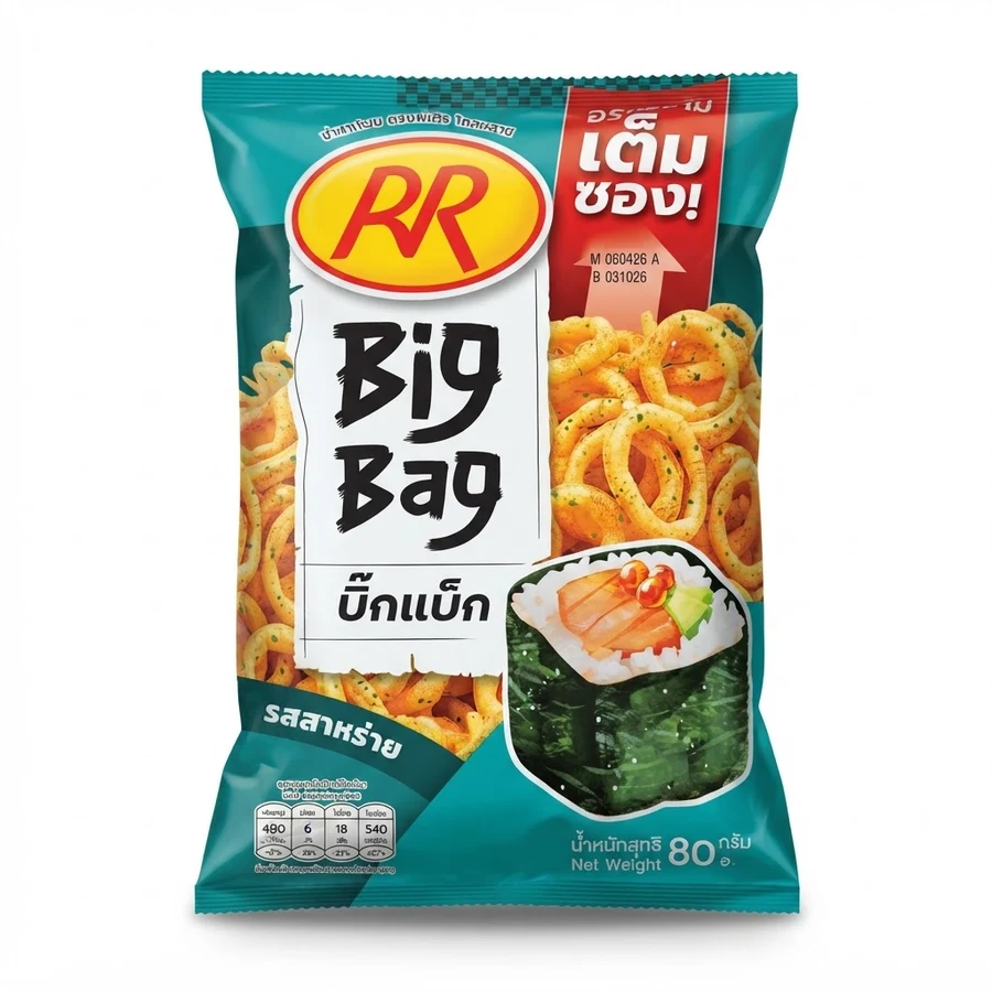 บิ๊กแบ็ก รสสาหร่าย (80 กรัม)