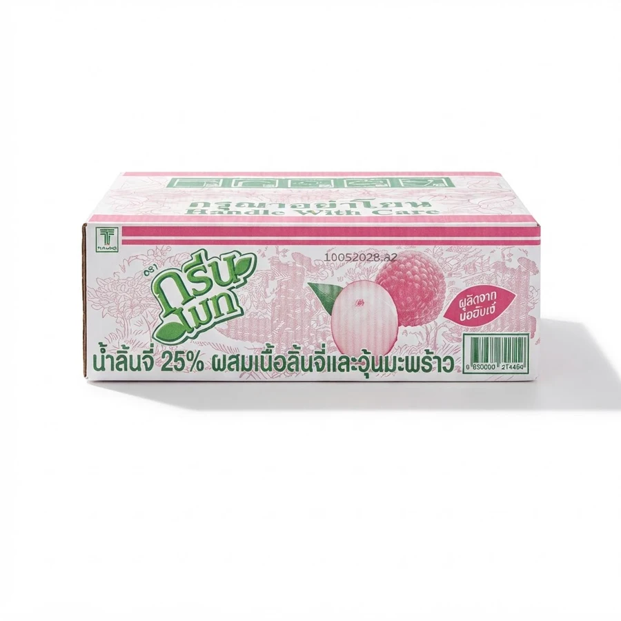 กรีนเมท น้ำลิ้นจี่ผสมวุ้นมะพร้าว (24 ชิ้น)