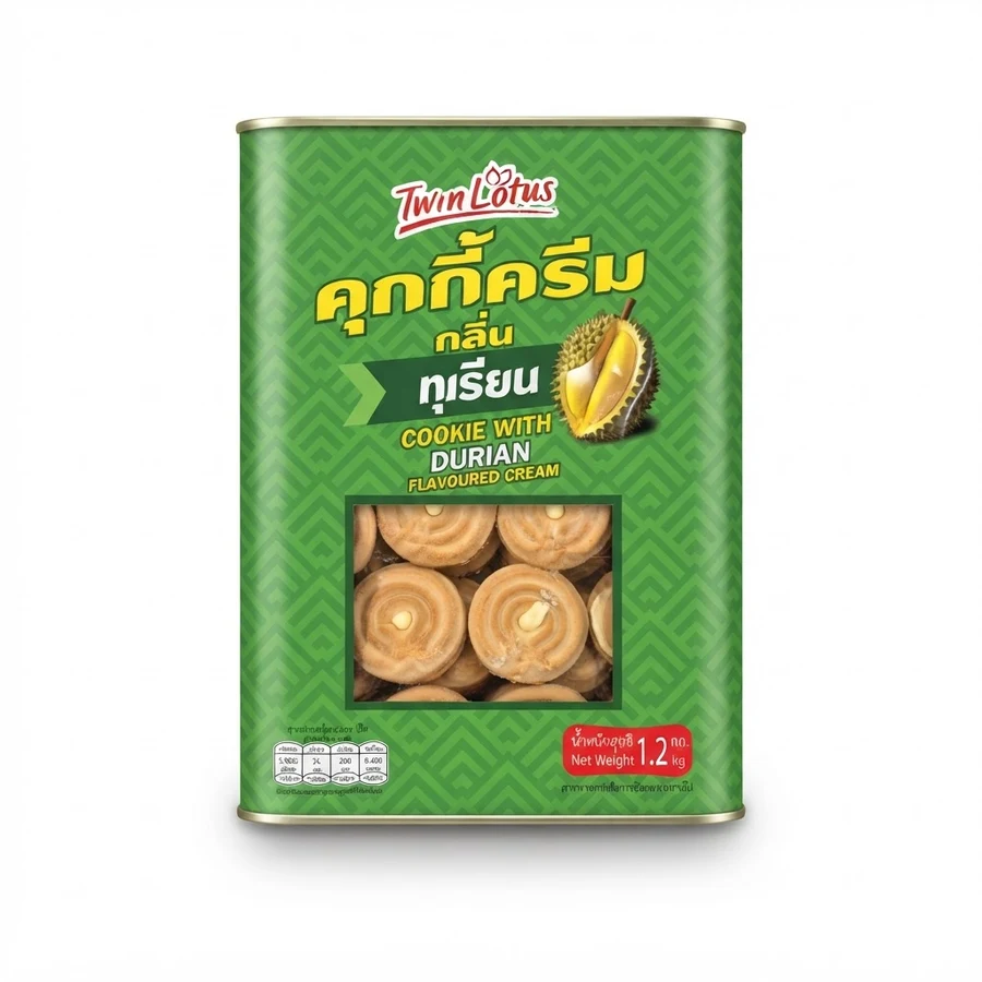 คุกกี้ครีมกลิ่นทุเรียน (1.2 ק"ג)